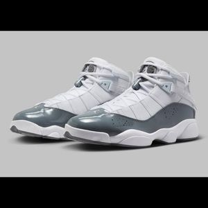 Nike Air Jordan 6 Rings Cool Gray White 322992-121 Men's Size